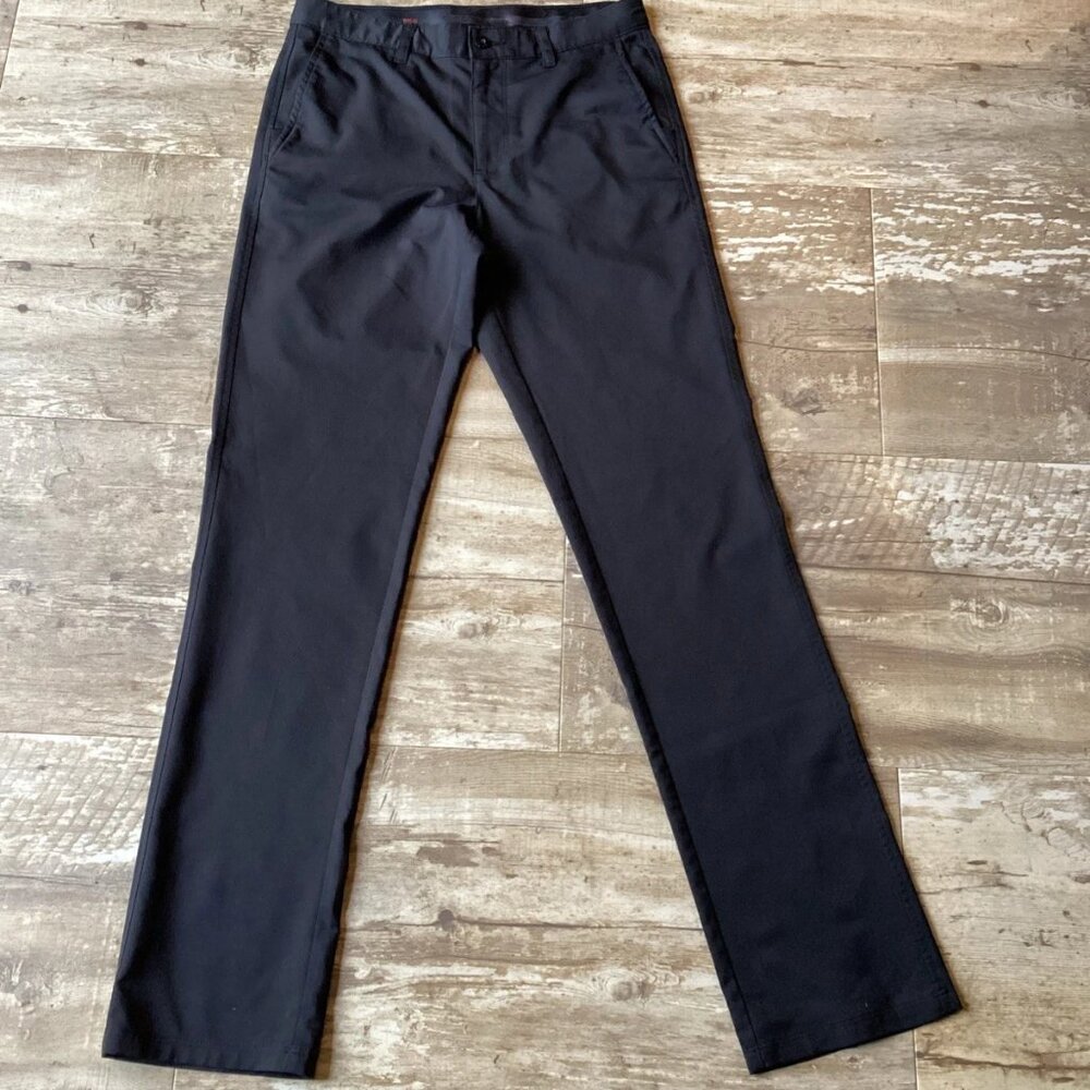 FILA SPORT Golf Pants Black Flat Front Athletic Performance Men’s 30x32